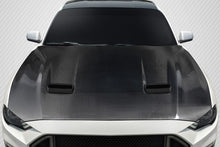Load image into Gallery viewer, 2018-2023 Ford Mustang Carbon Creations OEM Look Hood - 1 Piece