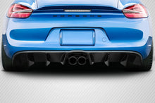Load image into Gallery viewer, 2014-2016 Porsche Cayman Carbon Creations Motox Rear Diffuser - 3 Pieces