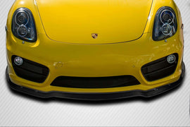 2014-2016 Porsche Cayman Carbon Creations Motox Front Lip Spoiler Air Dam - 1 Piece