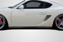 Load image into Gallery viewer, 2006-2010 Porsche Cayman Carbon Creations Motox Side Skirt Rocker Panel Splitters - 2 Pieces