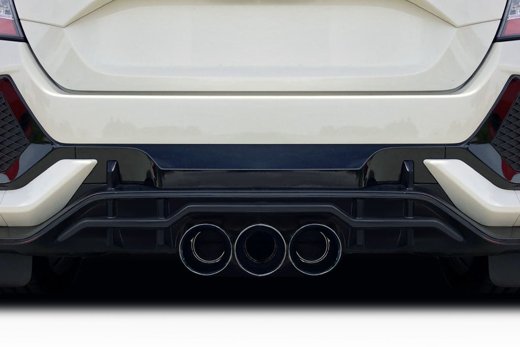 2017-2021 Honda Civic TypeR Duraflex BZ Rear Bumper Add On - 1 Piece