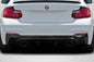 2014-2021 BMW 2 Series F22 F23 Carbon Creations 3DS Rear Diffuser - 1 Piece ( M Sport Bumper Only )