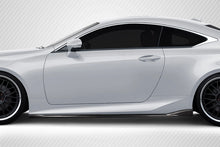Load image into Gallery viewer, 2015-2018 Lexus RC Series RC200T RC350 Carbon Creations SBZ Side Skirt Rocker Panel Splitters - 2 Pieces