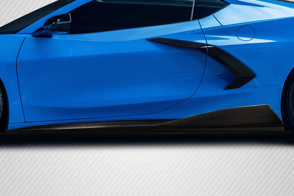 2020-2025 Chevrolet Corvette C8 Carbon Creations GMX Side Skirt Rocker Panels - 2 Pieces