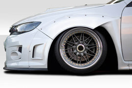 2011-2014 Subaru WRX STI 4DR Duraflex MTR Wide Body Front Fender Flares - 4 Piece (Note: can fit wheels 4