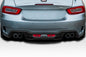 2017-2020 Fiat 124 Spider Abarth Duraflex Speed Rear Lip Spoiler Splitters - 3 Pieces