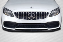 Load image into Gallery viewer, 2015-2018 Mercedes Benz W205 C-Class / 2015-2018 Mercedes Benz C43 AMG Carbon Creations Power Front Lip Spoiler Air Dam - 1 Piece