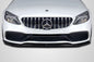 2015-2018 Mercedes Benz W205 C-Class / 2015-2018 Mercedes Benz C43 AMG Carbon Creations Power Front Lip Spoiler Air Dam - 1 Piece