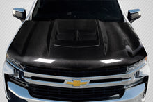 Load image into Gallery viewer, 2019-2023 Chevrolet Silverado 1500 Carbon Creations ZL1 Look Hood - 1 Piece