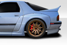 Load image into Gallery viewer, 1985-1992 Mazda RX7 Duraflex Phoenix Fire Rear Fender Flares - 4 Piece (+75mm Added Clearance)