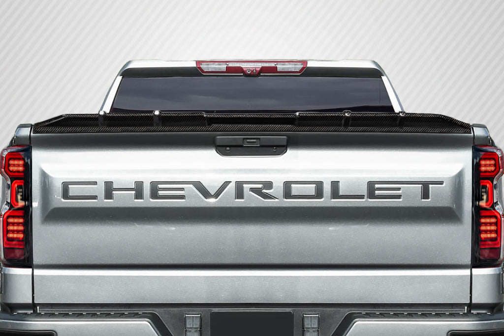 2019-2025 Chevrolet Silverado 1500 Carbon Creations Street Runner Rear Tailgate Wing Spoiler - 1 Piece