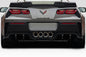 2014-2019 Chevrolet Corvette C7 Duraflex Exe Rear Diffuser - 2 Pieces