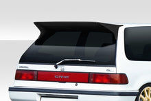 Load image into Gallery viewer, 1988-1991 Honda Civic HB Duraflex J Spec Rear Roof Wing Spoiler - 1 Piece