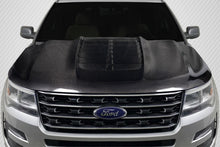 Load image into Gallery viewer, 2016-2019 Ford Explorer Carbon Creations GT500 Look Hood - 1 Piece