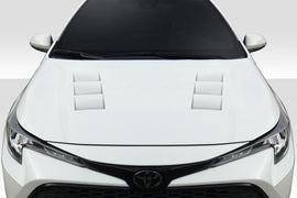 2020-2025 Toyota Corolla Hatchback / 2020-2025 Corolla Sedan Duraflex Velocity Hood - 1 Piece