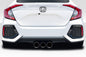 2016-2021 Honda Civic 4DR Duraflex RBT Widebody Look Rear Bumper - 1 Piece