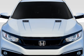 2016-2021 Honda Civic Duraflex Broman Hood - 1 Piece