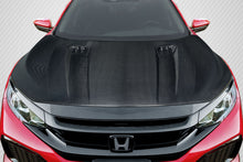 Load image into Gallery viewer, 2016-2021 Honda Civic Carbon Creations Broman Hood - 1 Piece