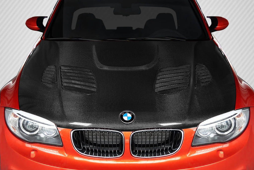 2008-2013 BMW 1 Series M Coupe E82 E88 Carbon Creations GTR Hood - 1 Piece