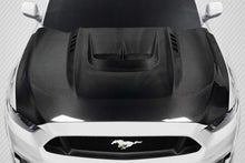 Load image into Gallery viewer, 2015-2017 Ford Mustang Carbon Creations Kryptonic Hood - 1 Piece