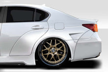 Load image into Gallery viewer, 2013-2020 Lexus GS Series G200 GS300 GS350 GS450 GS450H Duraflex AM Design Wide Body Rear Fender Flares - 6 Piece