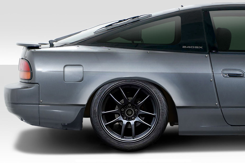 1989-1994 NIssan 240SX S13 HB Duraflex O Type 30MM Rear Fender Flares - 2 Piece