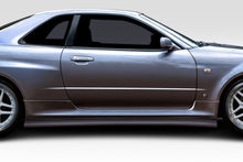 Load image into Gallery viewer, 1999-2002 Nissan Skyline R34 2DR Duraflex Estra Side Skirt Rocker Panels - 2 Piece