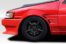 Load image into Gallery viewer, 1984-1987 Toyota Corolla Levin 2DR / HB Duraflex D1 Sport 25MM Front Fenders - 2 Piece