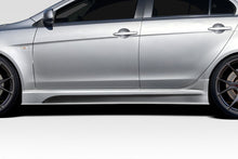 Load image into Gallery viewer, 2008-2017 Mitsubishi Lancer Duraflex UN Track Side Skirts Rocker Panels - 2 Piece