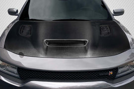 2015-2023 Dodge Charger Carbon Creations Hellcat Redeye Look Hood - 1 Piece