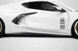 2020-2025 Chevrolet Corvette C8 Carbon Creations Gran Veloce Wide Body Side Skirt Rocker Panel Splitters - 2 Pieces
