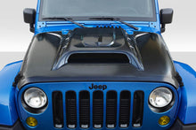 Load image into Gallery viewer, 2007-2018 Jeep Wrangler JK Duraflex Avenge Vented Hood - 1 Piece