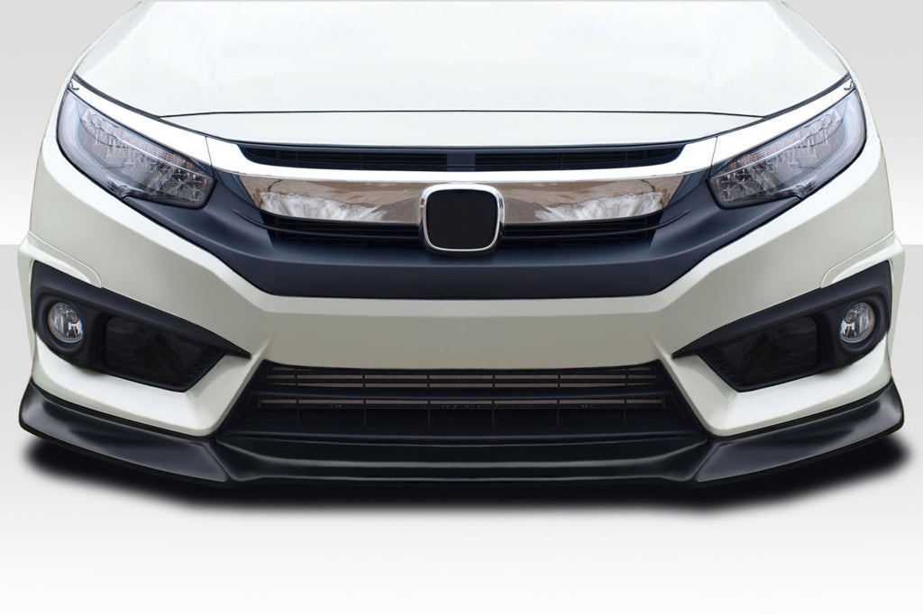 2016-2018 Honda Civic 2DR 4DR Duraflex Yoka Front Lip Spoiler Air Dam  - 3 Pieces