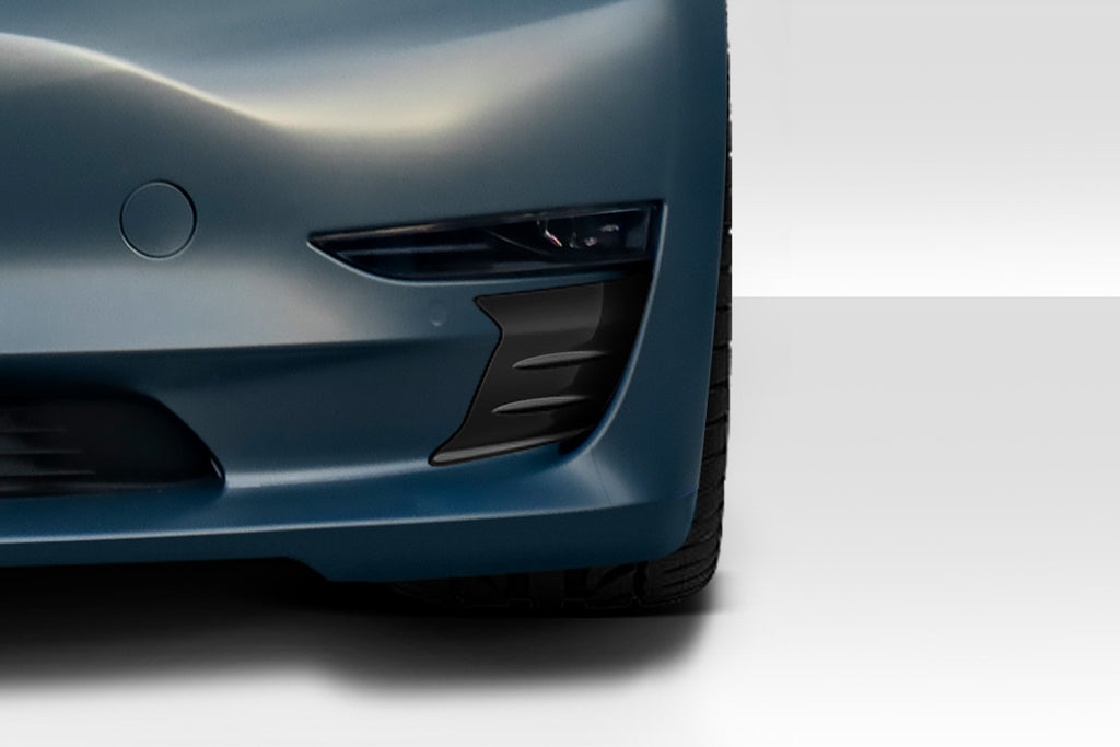 2017-2023 Tesla Model 3 Duraflex Vortex Front Bumper Vent Trim - 2 Pieces