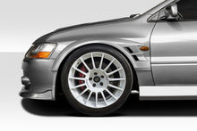 Load image into Gallery viewer, 2003-2006 Mitsubishi Lancer Evolution 8 9 Duraflex Cyber Front Fender Flares - 2 Pieces