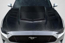 Load image into Gallery viewer, 2018-2023 Ford Mustang Carbon Creations Interceptor Hood - 1 Piece