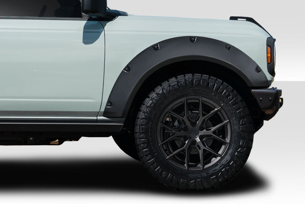 2021-2025 Ford Bronco Duraflex Extreme Country Front Fender Flares - 2 Piece