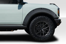 Load image into Gallery viewer, 2021-2025 Ford Bronco Duraflex Extreme Country Front Fender Flares - 2 Piece