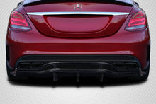 Load image into Gallery viewer, 2015-2020 Mercedes C Class W205 Carbon Creations Weaver Sport Rear Diffuser - 3 Pieces