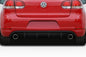 2010-2014 Volkswagen Golf GTI Duraflex Krone Rear Diffuser - 1 Piece