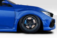 Load image into Gallery viewer, 2016-2021 Honda Civic HB Duraflex Speedster Widebody Front Fender Flares - 4 Pieces