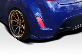 2012-2017 Hyundai Veloster Duraflex Bailer Rear Lip Add On Spoilers - 2 Pieces