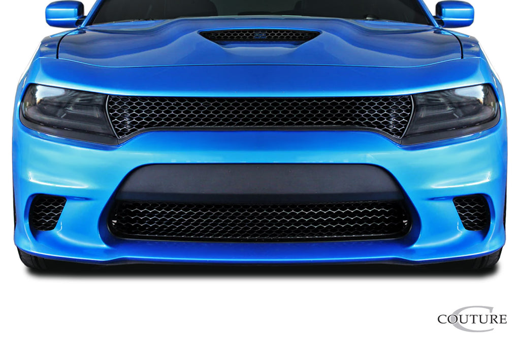 2015-2021 Dodge Charger Couture Polyurethane Hellcat Look Front Bumper Cover - 1 Piece