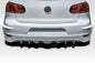 2010-2014 Volkswagen Golf GTI Duraflex R400 Look Rear Bumper Cover - 1 Piece