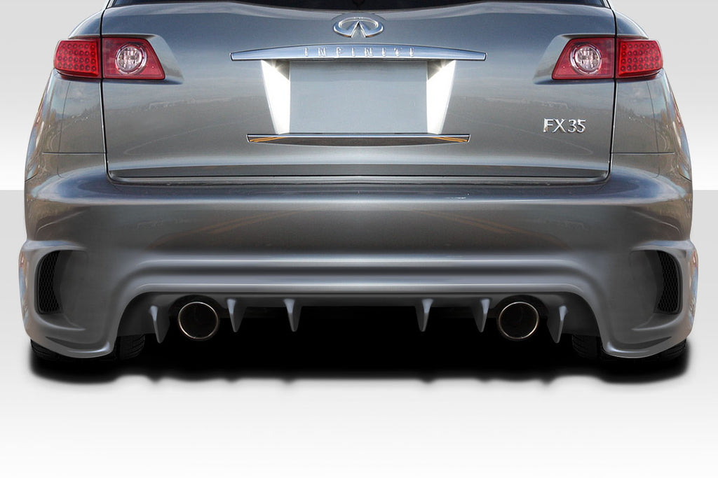 2003-2008 Infiniti FX35 FX45 S50 Duraflex Samba Rear Bumper Cover - 1 Piece