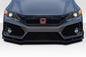 2012-2015 Honda Civic 4DR Duraflex FK8 Type R Look Front Bumper Cover - 1 Piece
