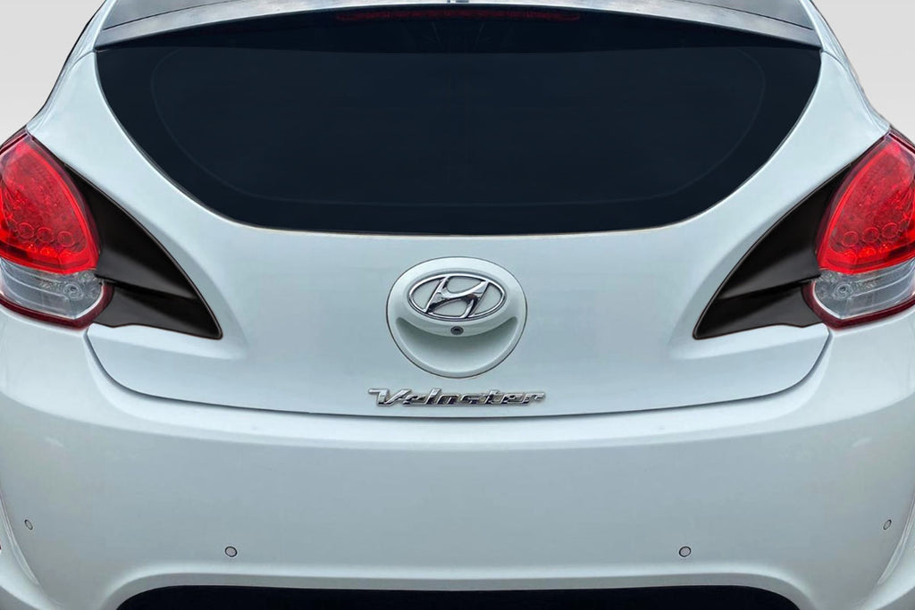 2012-2017 Hyundai Veloster Turbo Duraflex Minda Rear Hatch Add Ons - 2 Pieces