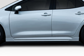 2019-2023 Toyota Corolla Hatchback Duraflex Kora Side Skirt Rocker Panel Splitters - 2 Pieces