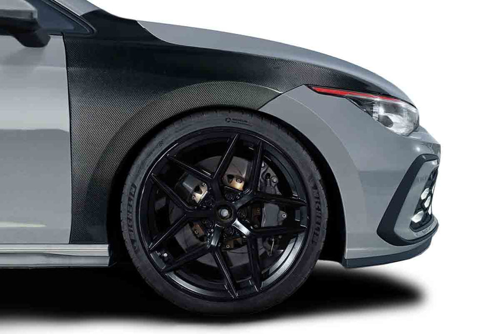 2022-2024 Volkswagen Golf GTI / Golf R Carbon Creations OEM Look Front Fenders - 2 Pieces