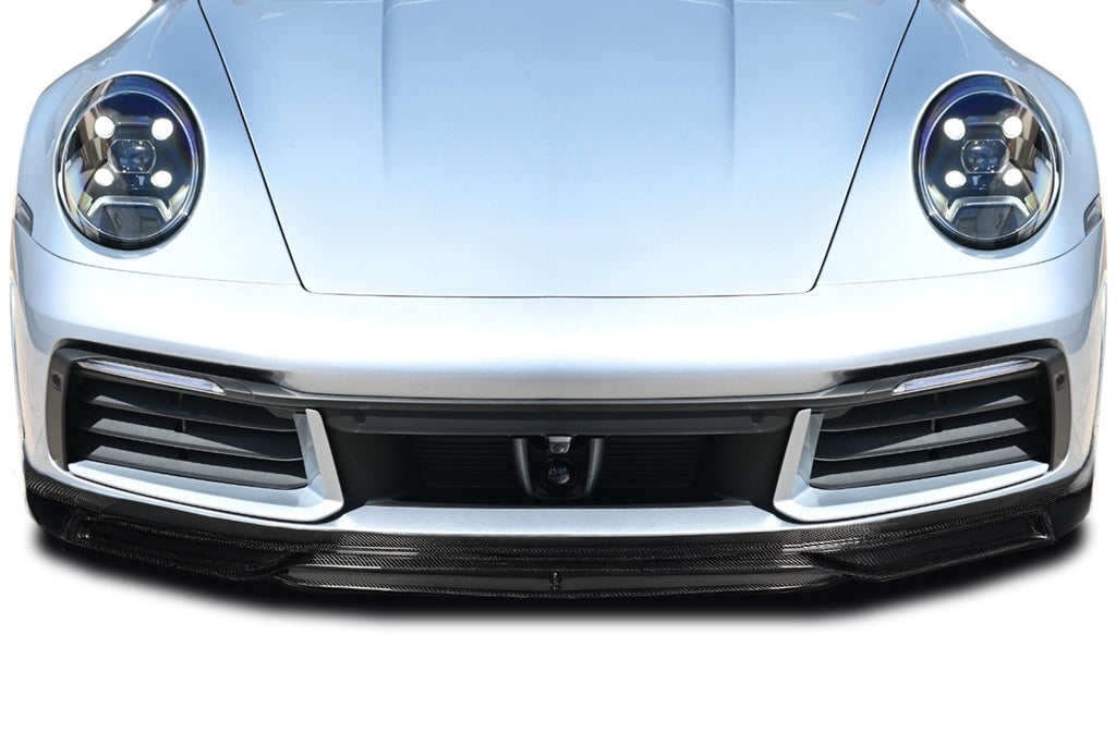 2020-2024 Porsche Carrera 911 992 Carbon Creations Taveran Front Lip Spoiler Air Dam - 2 Pieces